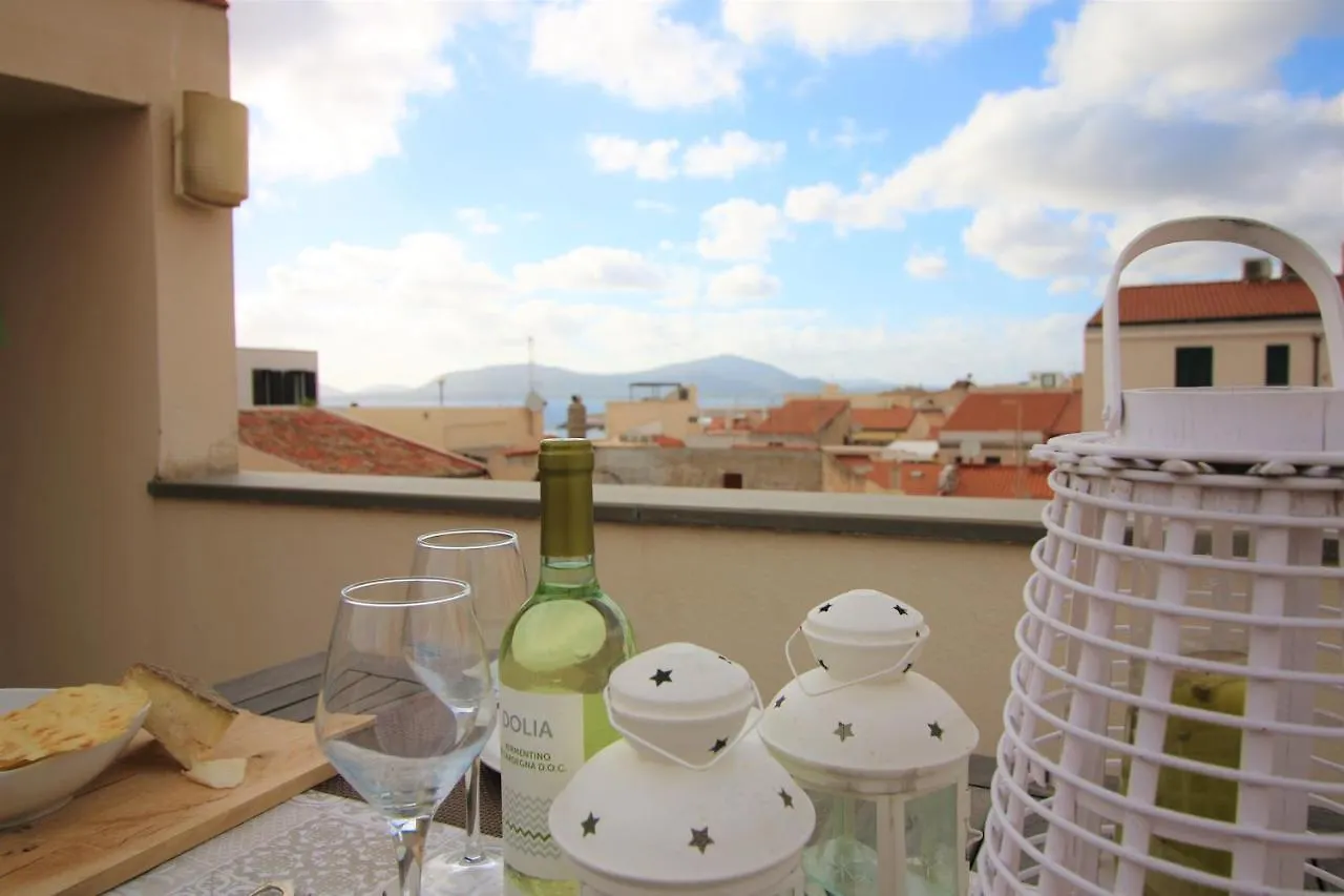 Terrazza Del Convento - Cozy Apartment With Seeview Private Terrace Alghero